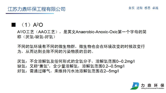 A2O污水处理工艺